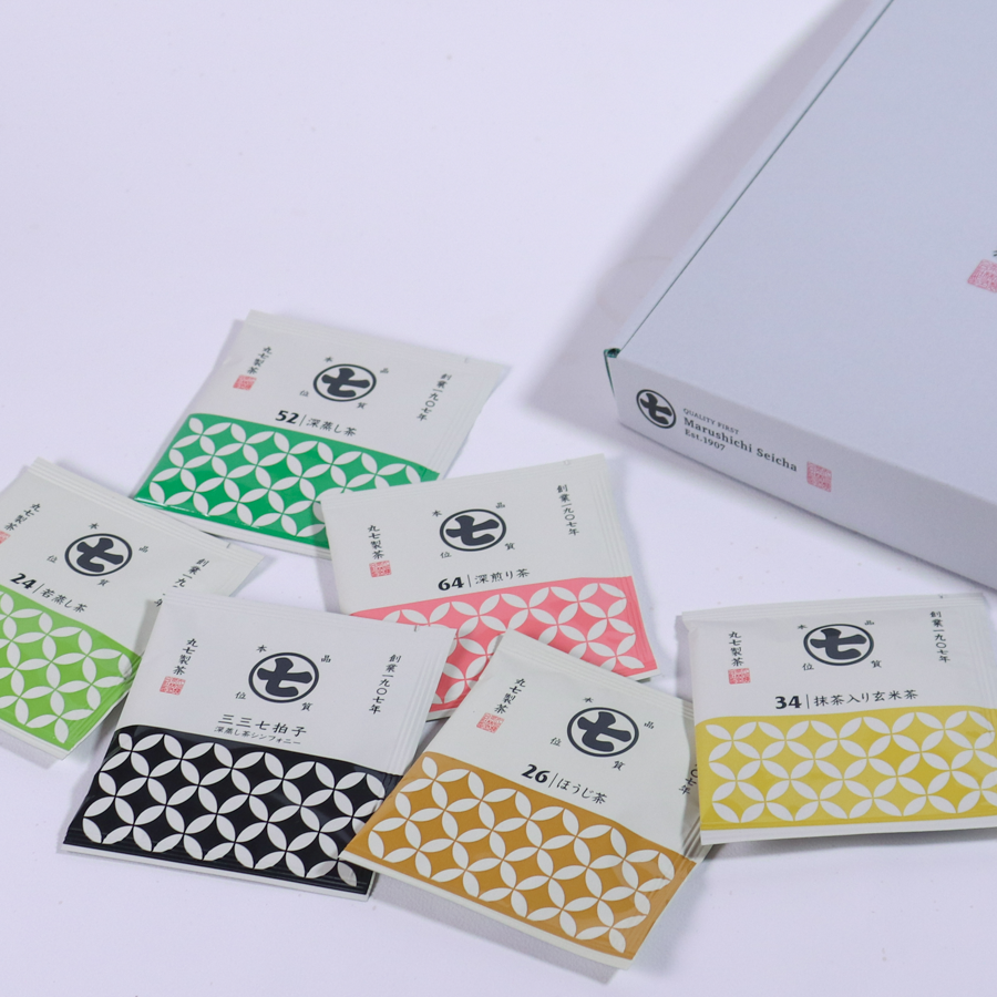 丸七製茶プレミアムティーバッグ 6種×5包 ギフトBOX入り