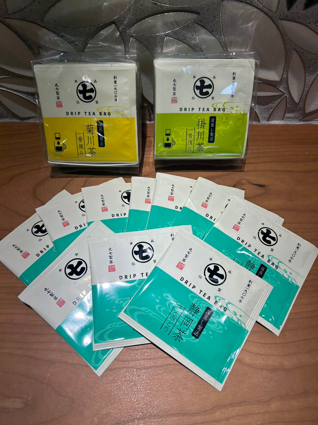 Drip tea bag で淹れる日本茶セット
