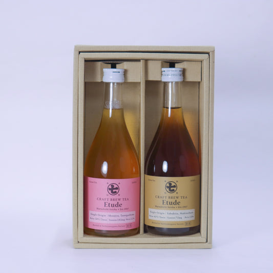 Etudeシリーズ2本セット　松寿・やぶきたほうじ茶　各500ml